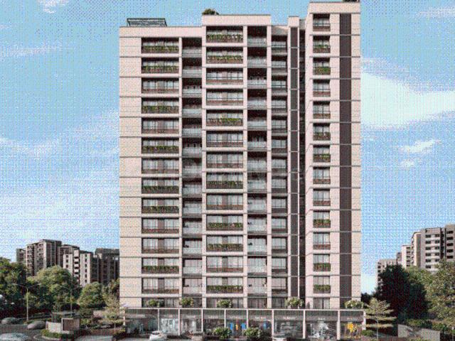 3 BHK Apartment in Zundal for resale Ahmedabad. The reference number is 19623900