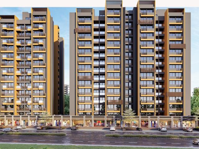3 BHK Apartment in Zundal for resale Ahmedabad. The reference number is 20583325