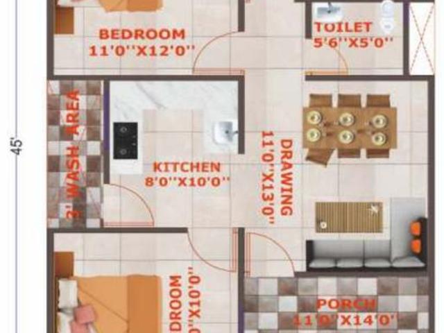 3 BHK Duplex in Airport Road for resale Bhopal. The reference number is 19727186