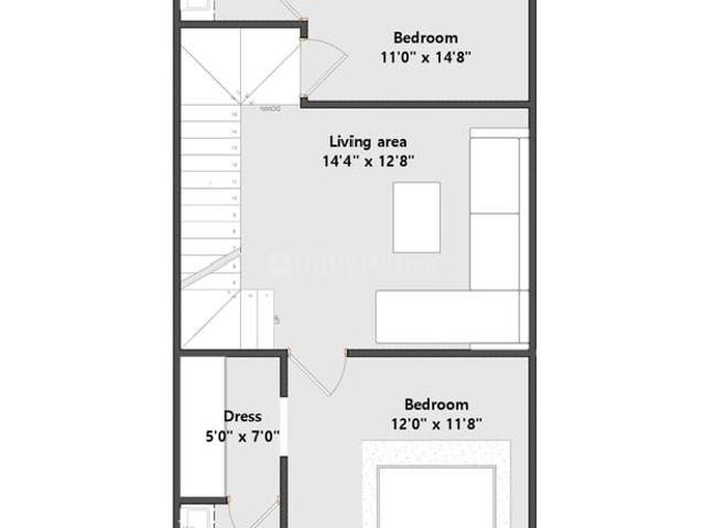 3 BHK Duplex in Katara Hills for resale Bhopal. The reference number is 20210213