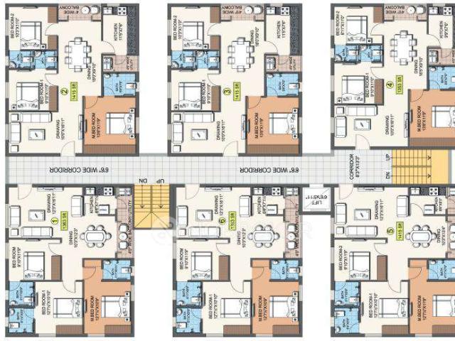 3 BHK Flat In Mahikka Aayu Alwal For Sale In Secunderabad
