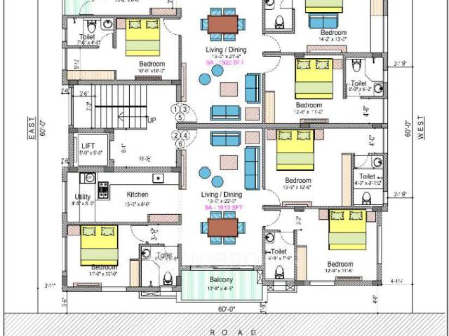 3 BHK Flat In New Apartment For Sale In Lakshmi Nagar, Vela