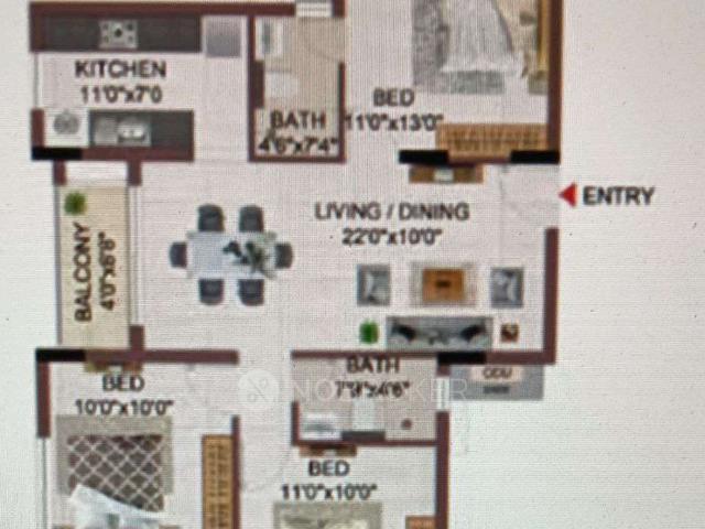 3 BHK Flat In Casagrand Elysium For Sale In Gerugambakkam
