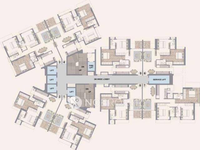 3 BHK Flat In Chandak Treesourus For Sale In Malad West
