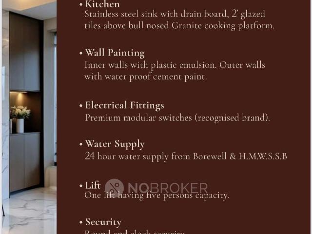 3 BHK Flat In D A Crescent For Sale In Himayatnagar