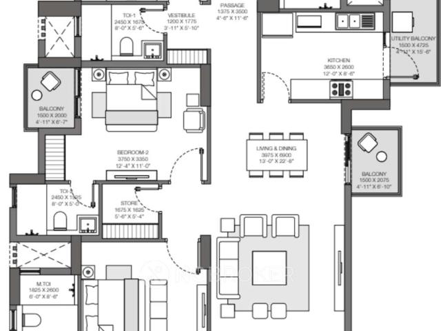 3 BHK Flat In Godrej Nest, Sector 150, Noida For Sale In Sector 150