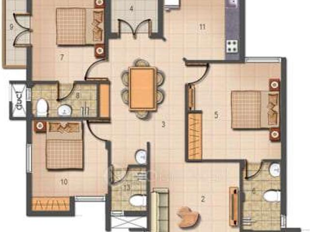 3 BHK Flat In Jains Alpine Meadows For Sale In Thiruneermalai