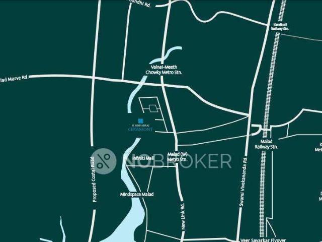 3 BHK Flat In Rishabraj Ceramont For Sale In Malad West