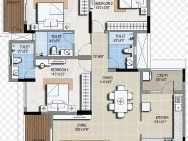 3 BHK Flat In Sterling Ascentia For Sale In Bellandur