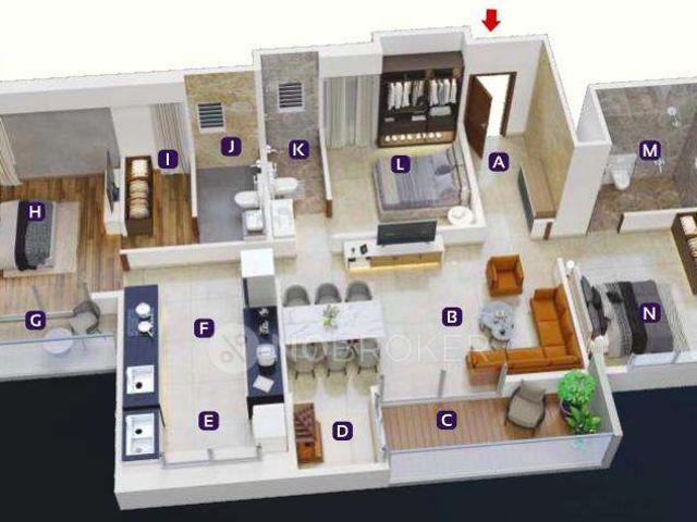 3 BHK Flat In Sukhwani Minerva For Sale In Pimple Saudagar