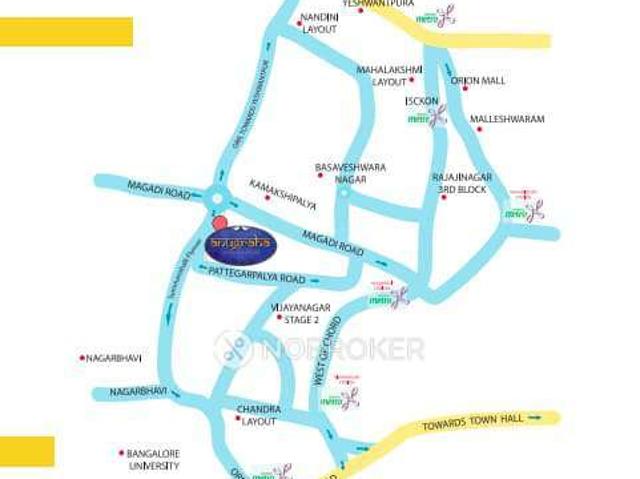3 BHK Flat In Sattva Anugraha Phase 1 And 2 For Sale In Vijayanagar