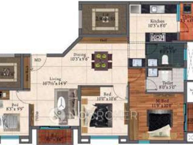3 BHK Flat In Sis Florence For Sale In Porur