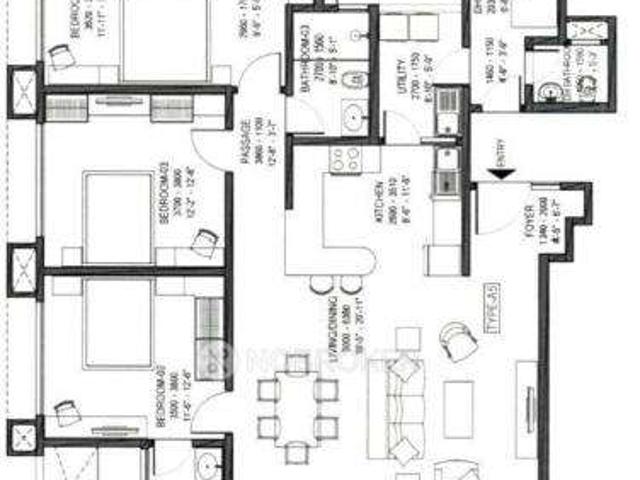 3 BHK Flat In Sobha Royal Crest For Sale In Banashankari