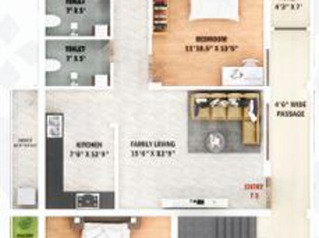 3 BHK Independent Builder Floor in Sithalapakkam for resale Chennai. The reference number is 20837953