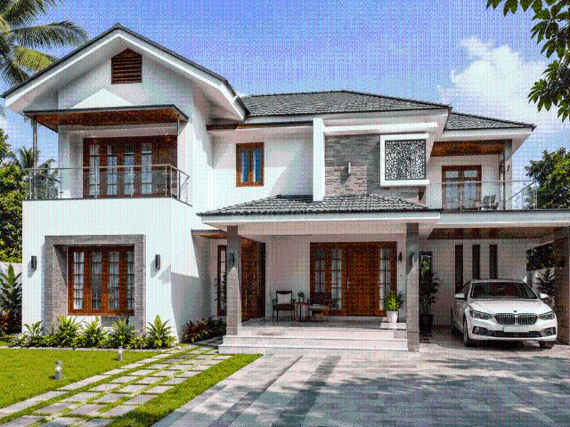 3 BHK Independent House in Kuttanellur for resale Thrissur. The reference number is 20847922