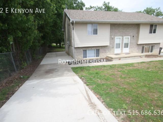 3 BR, 1.5 BA Apartment 12 E Kenyon Ave, Des Moines, IA 50315