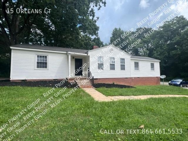 3 BR, 1.5 BA Apartment 15 Orleans Ct, Greenville, SC 29615