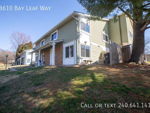 3 BR, 1.5 BA Apartment 18610 Bay Leaf Way, Germantown, MD 20874