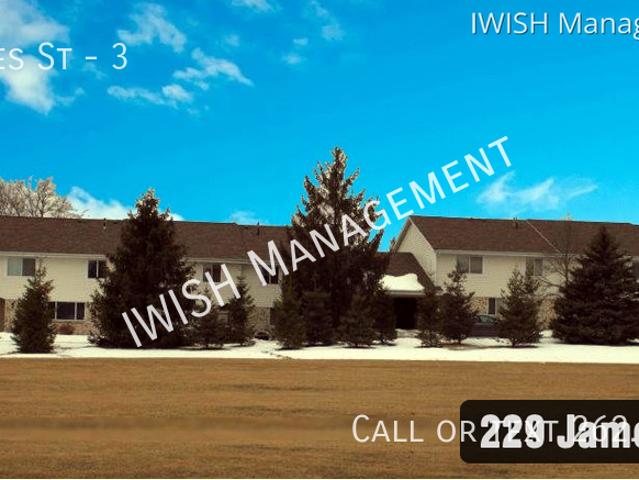 3 BR, 1.5 BA Apartment 229 James St, Slinger, WI 53086