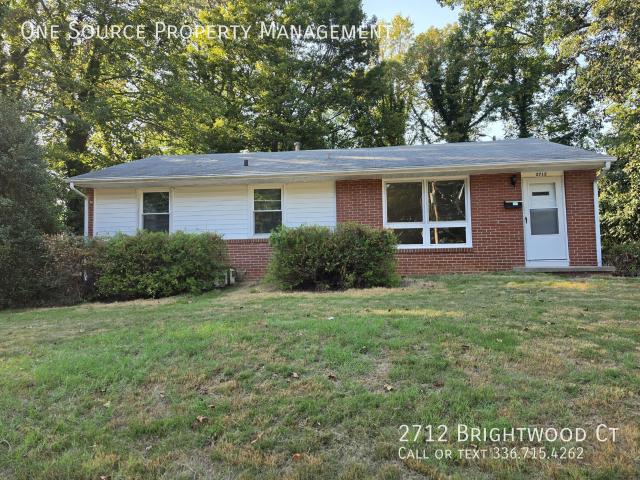 3 BR, 1.5 BA Apartment 2712 Brightwood Ct, Winston Salem, NC 27127