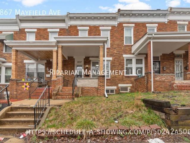 3 BR, 1.5 BA Apartment 2867 Mayfield Ave, Baltimore, MD 21213