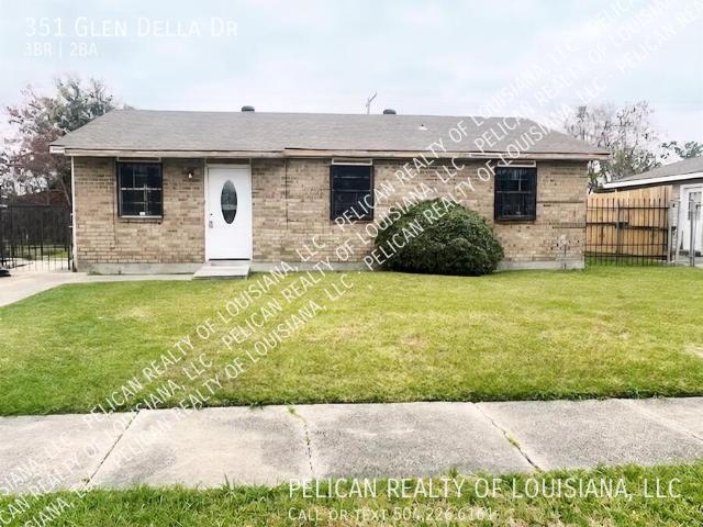 3 BR, 1.5 BA Apartment 351 Glen Della Dr, Westwego, LA 70094