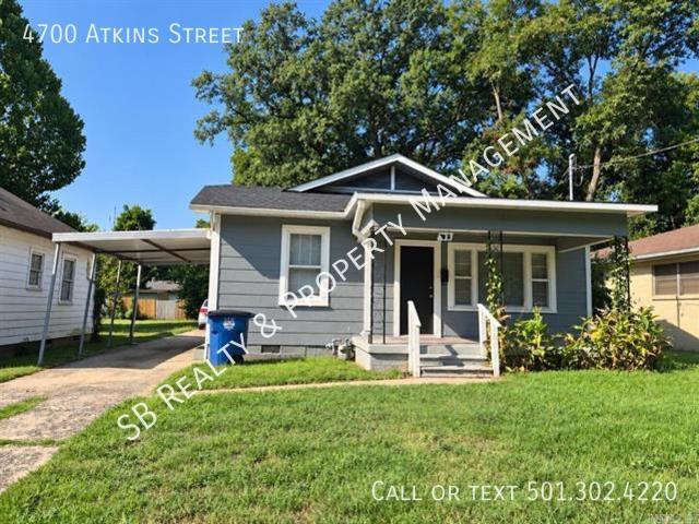 3 BR, 1.5 BA Apartment 4700 Atkins Street, North Little Rock, AR 72117