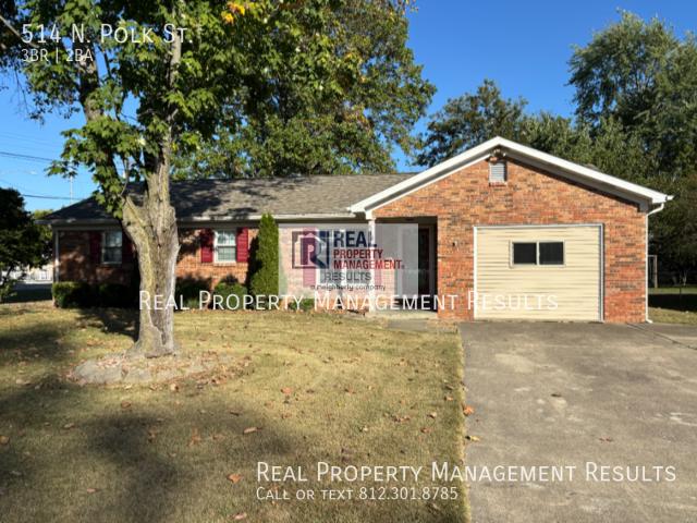 3 BR, 1.5 BA Apartment 514 N. Polk St Ft. Branch, IN 47648