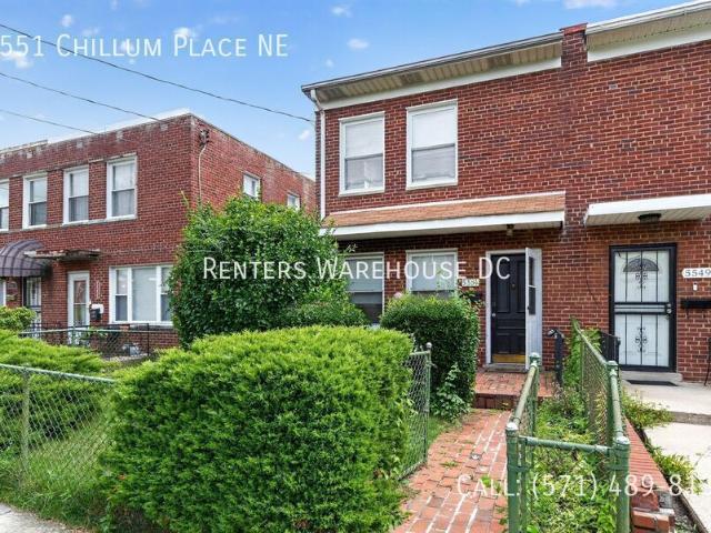 3 BR, 1.5 BA Apartment 5551 Chillum Place NE, Washington, DC 20011