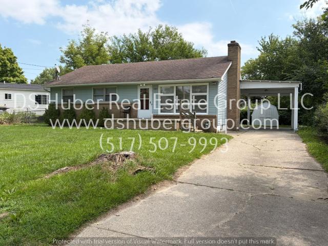 3 BR, 1.5 BA Apartment 5621 Taffy, Lansing, MI 48911