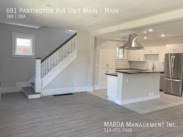 3 BR, 1.5 BA Apartment 681 Partington Ave Unit Main, Windsor, ON N9B 2N6