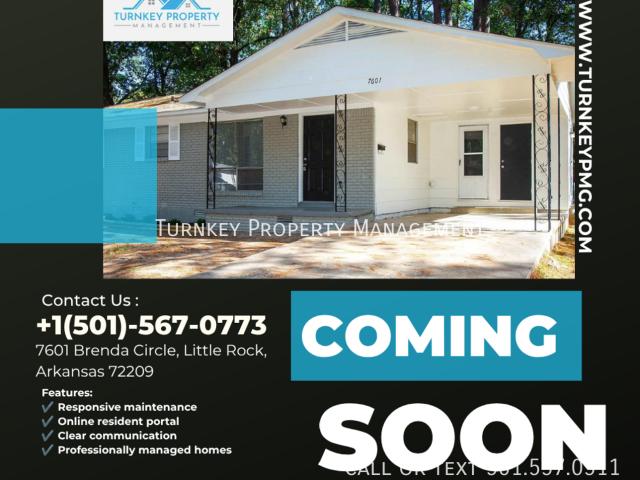 3 BR, 1.5 BA Apartment 7601 Brenda Cir, Little Rock, AR 72209