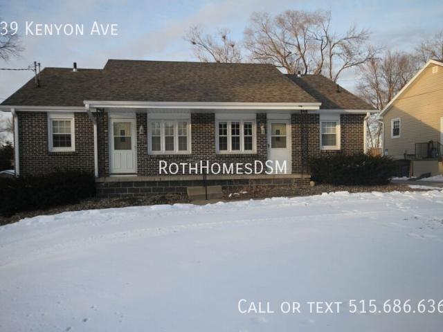 3 BR, 1.5 BA Apartment 939 Kenyon Ave, Des Moines, IA 50315