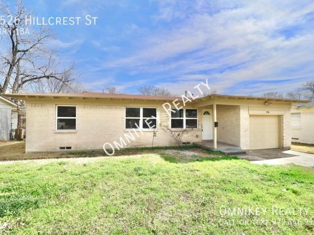 3 BR, 1 BA Apartment 1526 Hillcrest St, Mesquite, TX 75149
