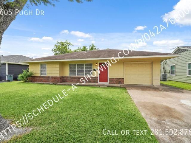 3 BR, 1 BA Apartment 1605 Pugh Dr, Galena Park, TX 77547