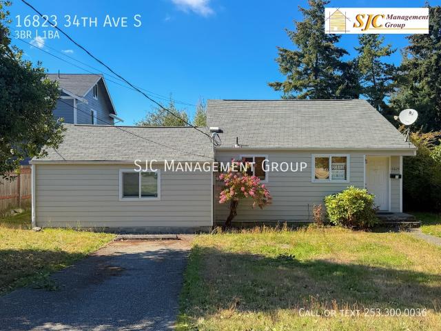 3 BR, 1 BA Apartment 16823 34th Ave S, SeaTac, WA 98188