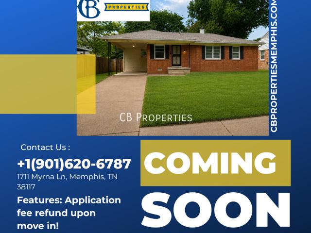 3 BR, 1 BA Apartment 1711 Myrna Ln, Memphis, TN 38117