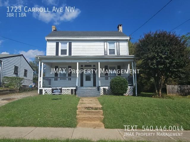 3 BR, 1 BA Apartment 1723 Carroll Ave NW, Roanoke, VA 24017
