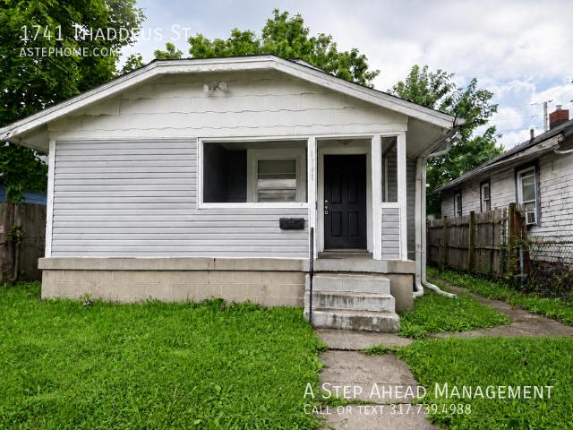 3 BR, 1 BA Apartment 1741 Thaddeus St, Indianapolis, IN 46203