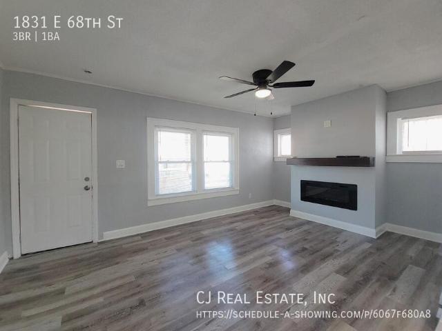 3 BR, 1 BA Apartment 1831 E 68th St, Kansas City, MO 64132