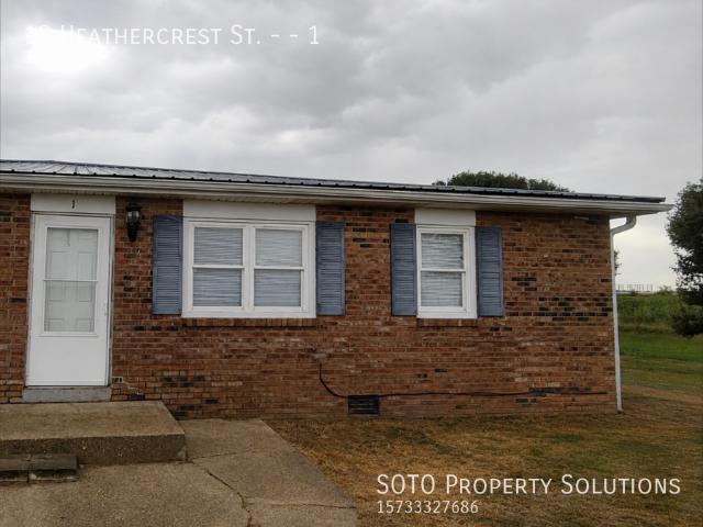 3 BR, 1 BA Apartment 18 Heathercrest St., Sikeston, MO 63801