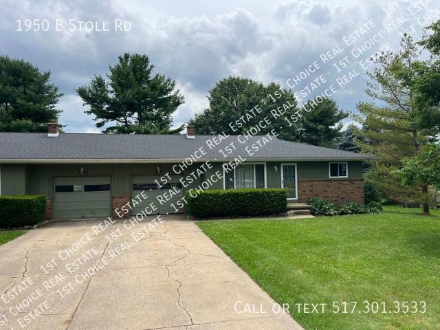 3 BR, 1 BA Apartment 1950 E Stoll Rd, Lansing, MI 48906