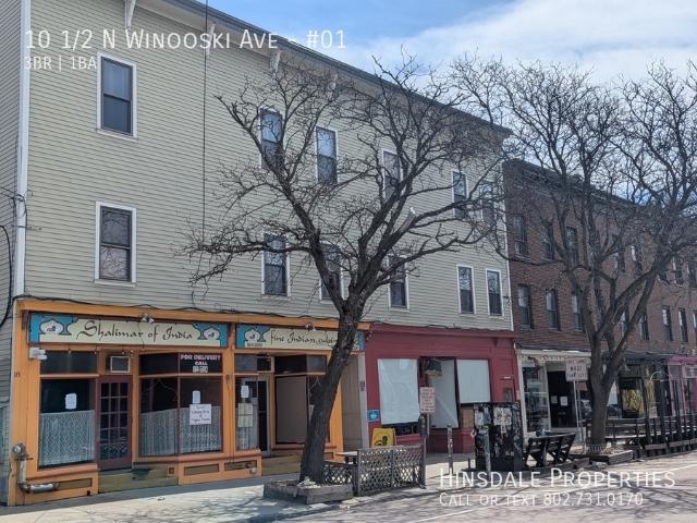 3 BR, 1 BA Apartment 10 1/2 N Winooski Ave, Burlington, VT 05401