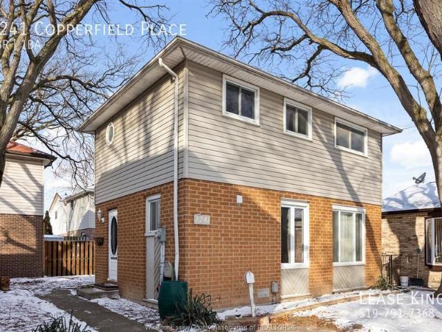 3 BR, 1 BA Apartment 1241 Copperfield Place, Windsor, ON N8S4G5