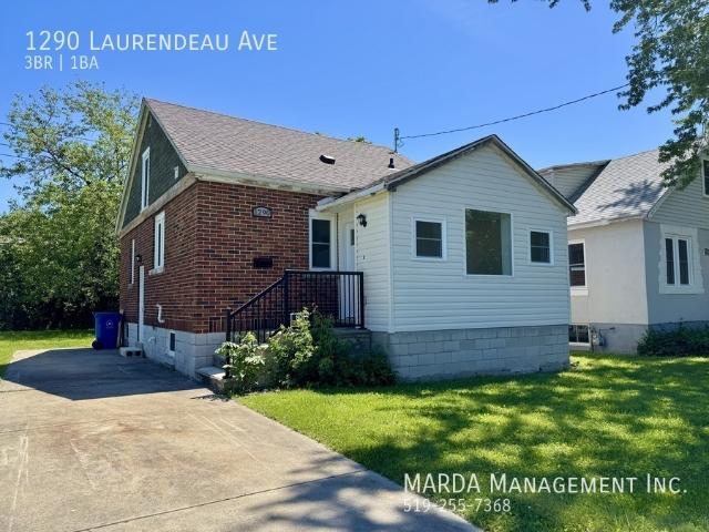 3 BR, 1 BA Apartment 1290 Laurendeau Ave, Windsor, ON N8Y 4B5