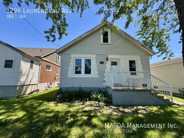 3 BR, 1 BA Apartment 1296 Laurendeau Ave, Windsor, ON N8Y 4B5