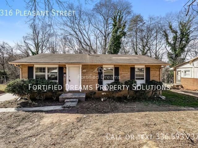 3 BR, 1 BA Apartment 1316 Pleasant Street, Winston Salem, NC 27107