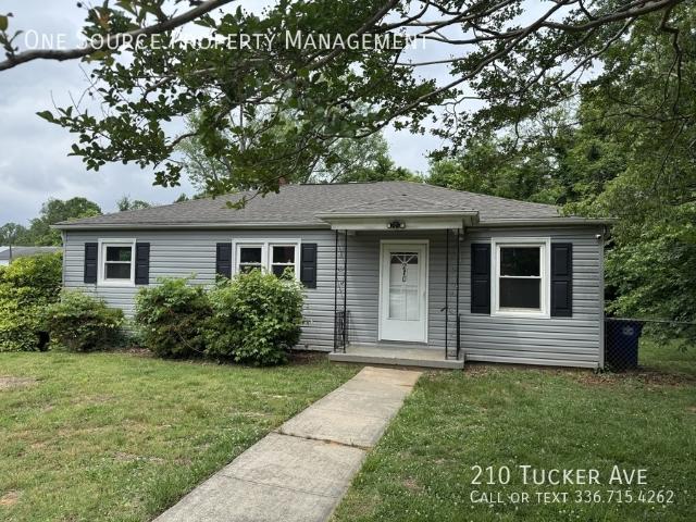 3 BR, 1 BA Apartment 210 Tucker Ave, Winston Salem, NC 27104