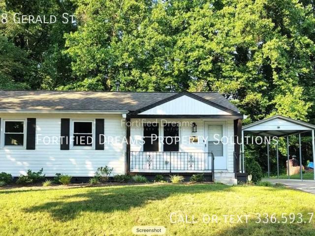 3 BR, 1 BA Apartment 2138 Gerald St, Winston Salem, NC 27101