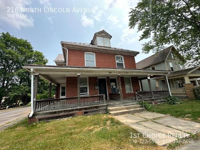 3 BR, 1 BA Apartment 216 North Lincoln Avenue, Jersey Shore, PA 17740